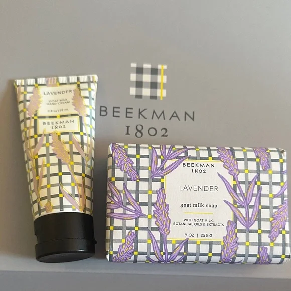 Beekman 1802 Lavender Goat Milk Soap and Lotion - Picture 1 of 1